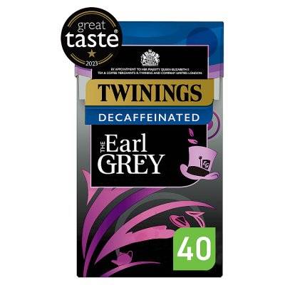 Twinings Earl Grey Decaffeinated Tea Bags (100g)