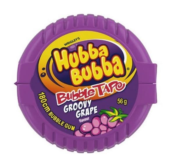 Wrigley's Hubba Bubba Groovy Grape Bubble Tape (56g)