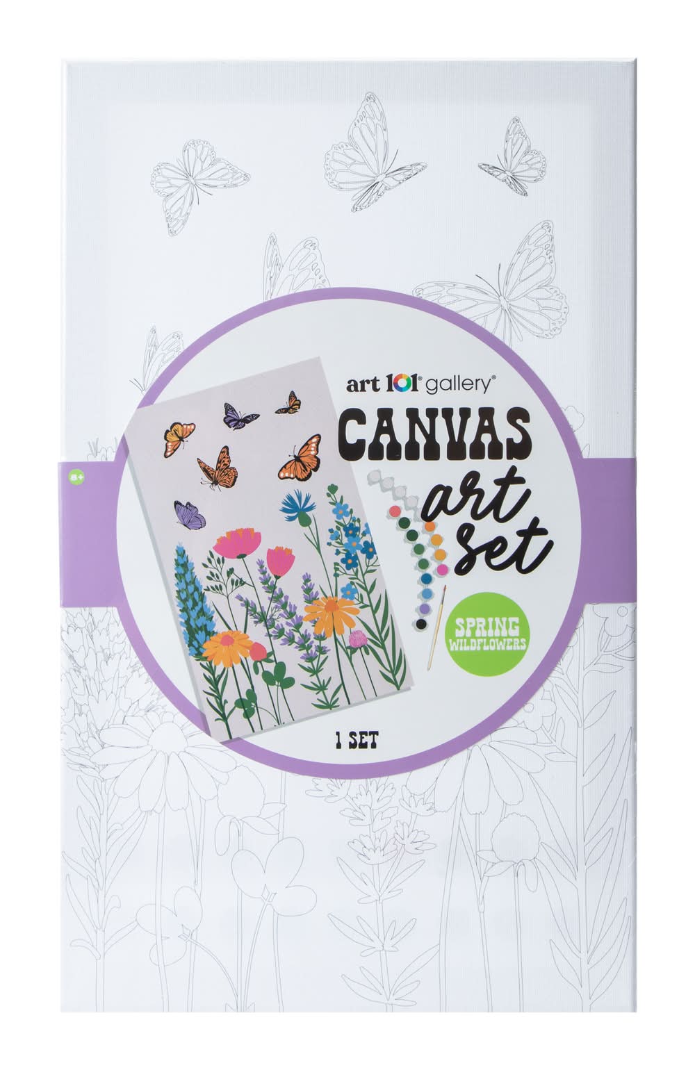 Art 101® Gallery® Canvas Art Set 18in x 11in Wildflower