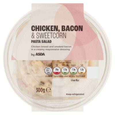 ASDA Chicken, Bacon & Sweetcorn Pasta Salad