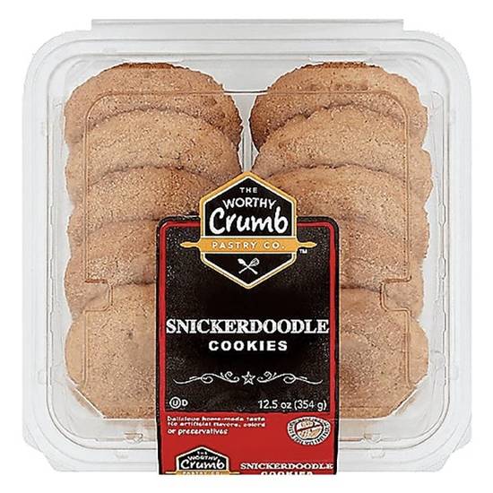 The Worthy Crumb Snickerdoodle Cookies