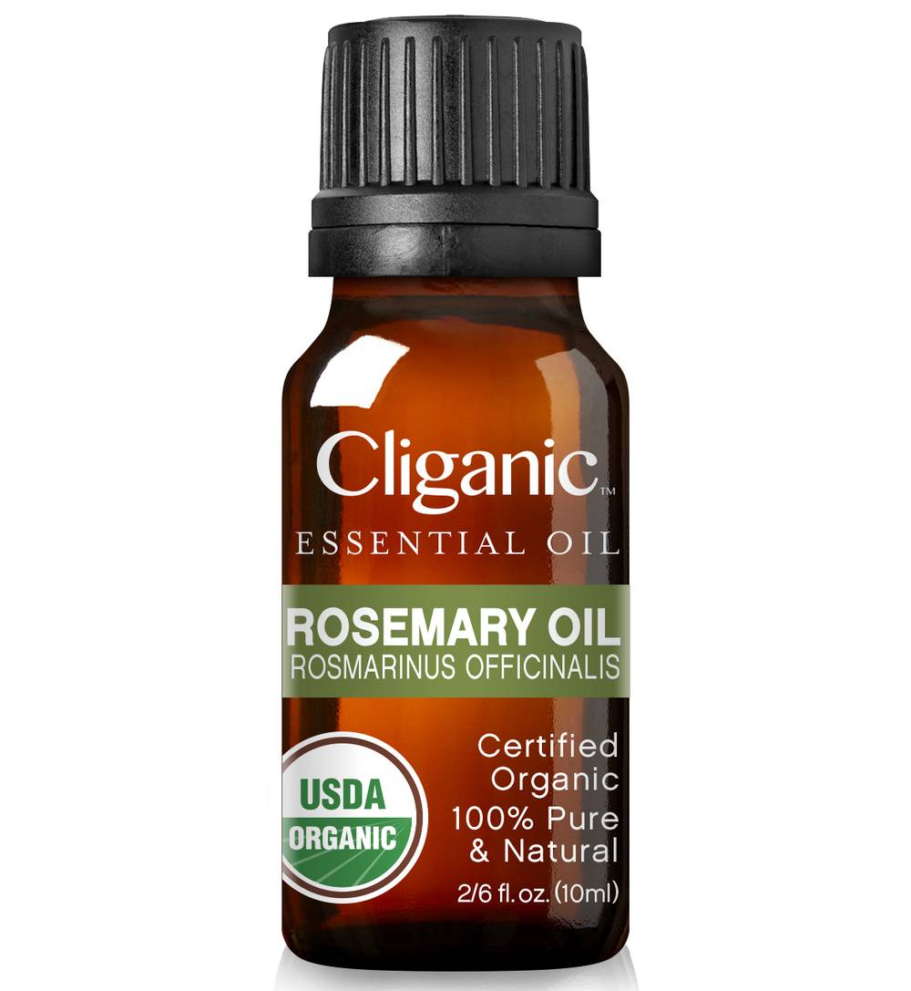 Cliganic Organic Rosemary Essential Oil (10 ml)