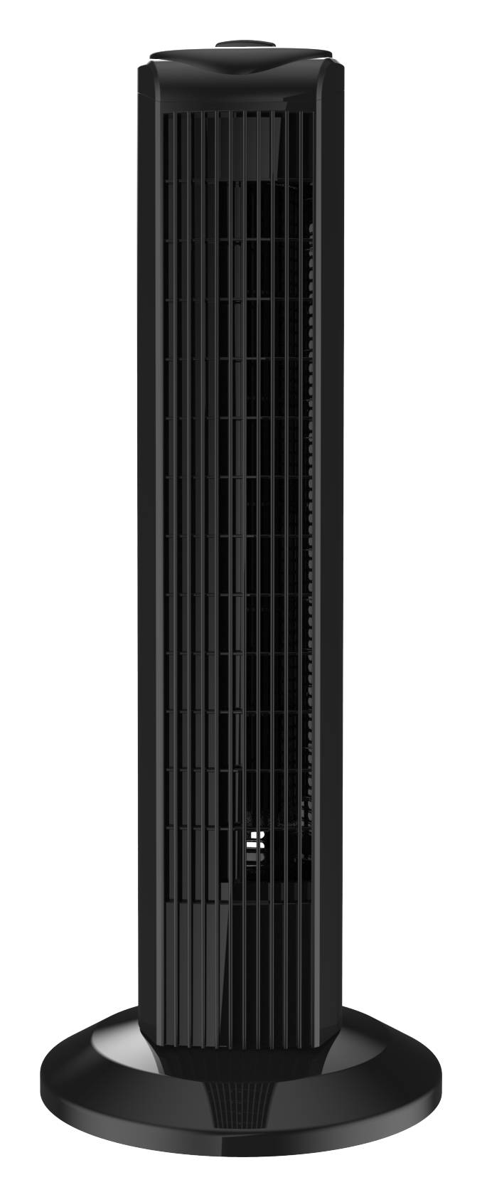 Utilitech Speed Indoor Oscillating Tower Fan, Black