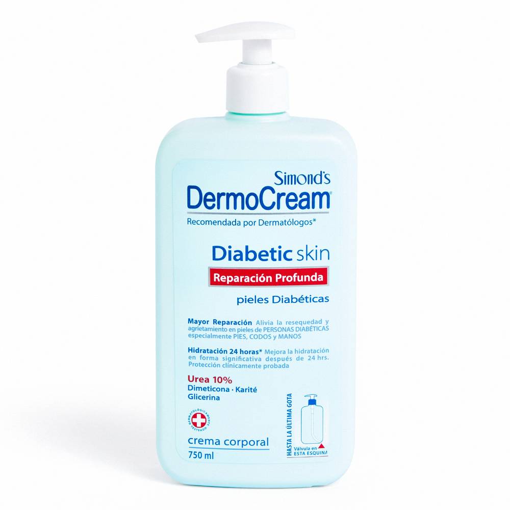 Simond's crema dermocreamdiabetic skin (botella 750 ml)