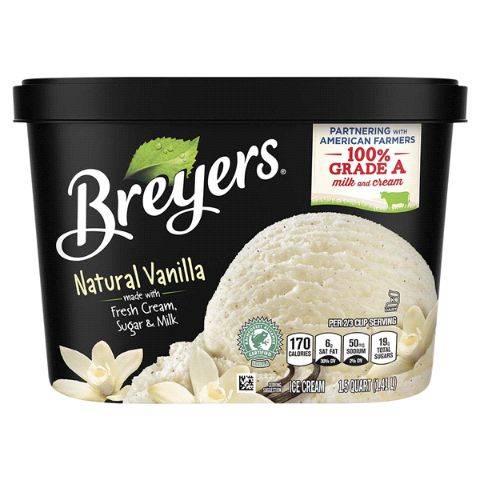 Breyers Natural Vanilla 48oz