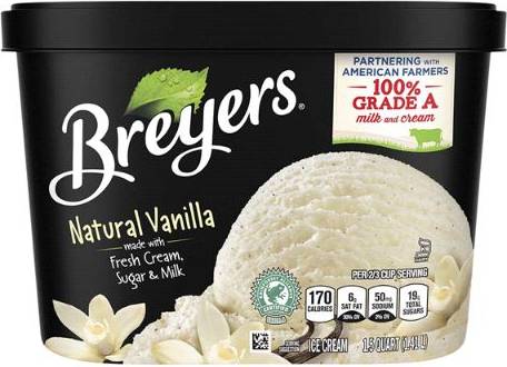 Breyers Natural Vanilla 48oz