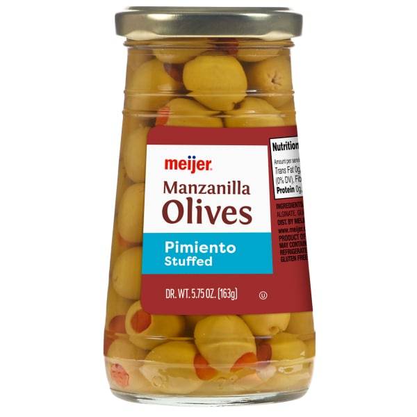 Meijer Minced Pimiento Stuffed Manzanilla Olives (5.8 oz)