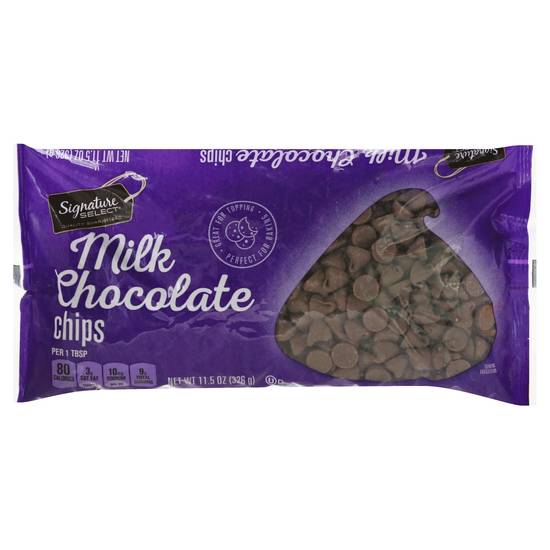Signature Select Milk Chocolate Chips (11.5 oz)