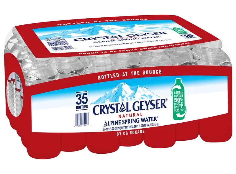 Crystal Geyser Alpine Spring Water - 35 Pack
