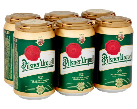 Pilsner Urquell The Original Pilsner Beer (6 x 0.33L)