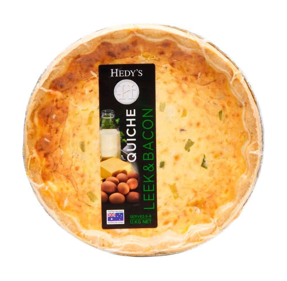 Hedy's Quiche Leek & Bacon Chilled Meal (1.1kg)