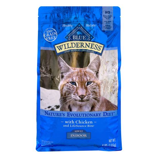 Blue Buffalo Wilderness High Protein Food With Chicken For Adult Cats