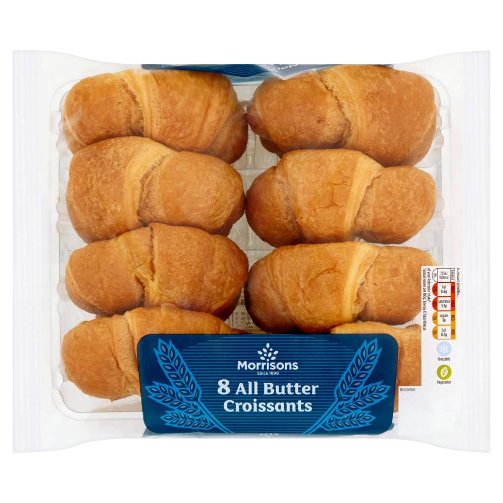 Morrisons All Butter Croissants 8 Pack