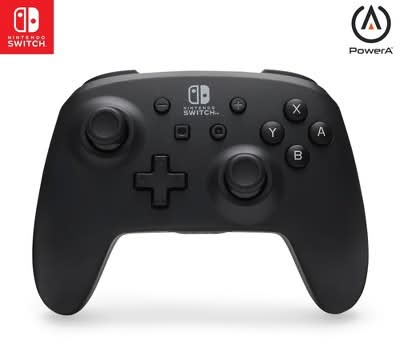 PowerA Wireless Controller - Nintendo Switch, Jet Black