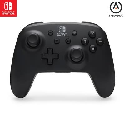 PowerA Wireless Controller - Nintendo Switch, Jet Black