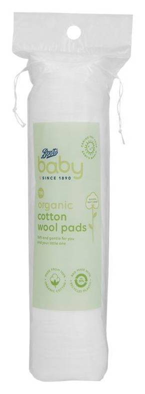 Boots Baby Organic Round Cotton Wool Pads (100 pack)