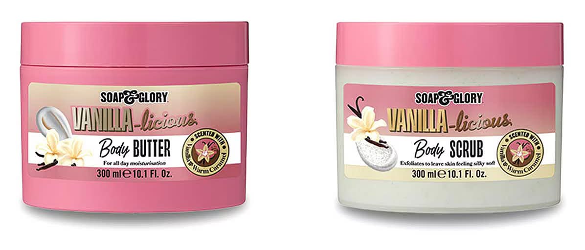 Soap & Glory Vanilla-licious Butter & Scrub Duo