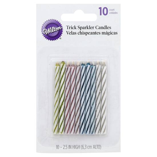 Wilton Trick Sparkler 2.5 Inch Candles (10 ct)