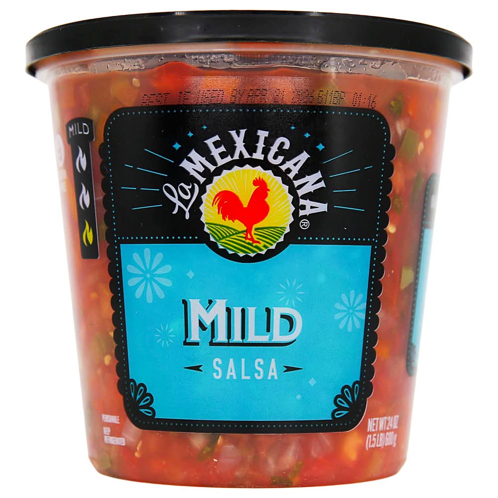 La Mexicana Authentic Farm Fresh Mild Salsa (24 oz)