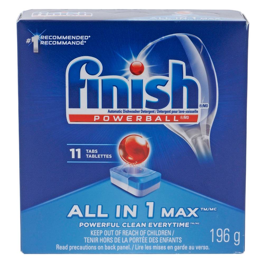 Finish All in 1 Max Dishwasher Tabs
