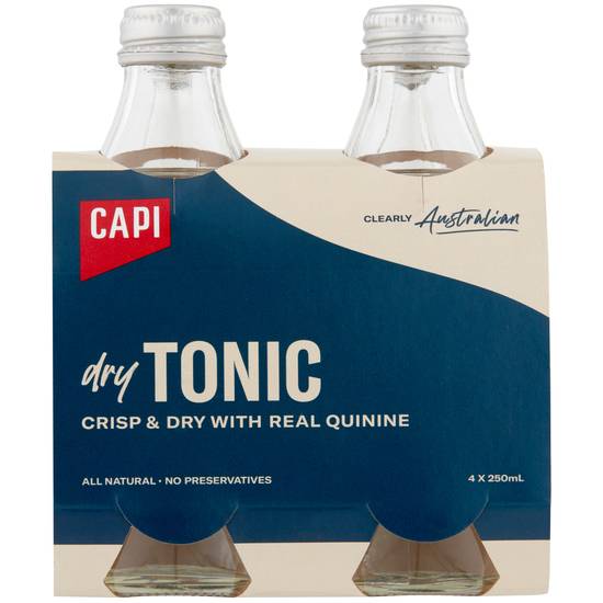 Capi Capi Dry Tonic Mixer 250ml (4 pack)