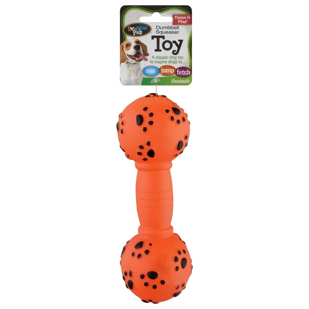 Bow Wow Pals Dumbbell Squeaker Toy (3 oz)