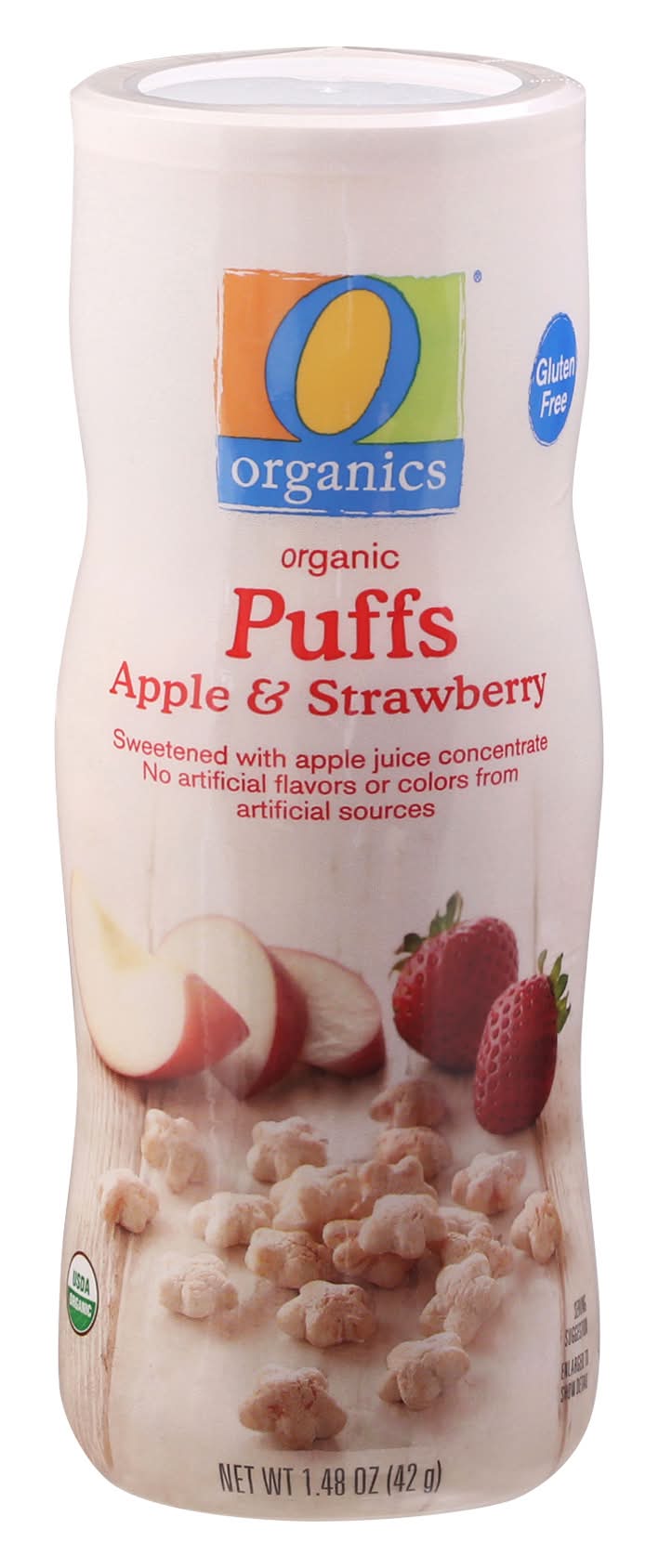 O Organics Puffs Apple Strawberry (1.5 oz)