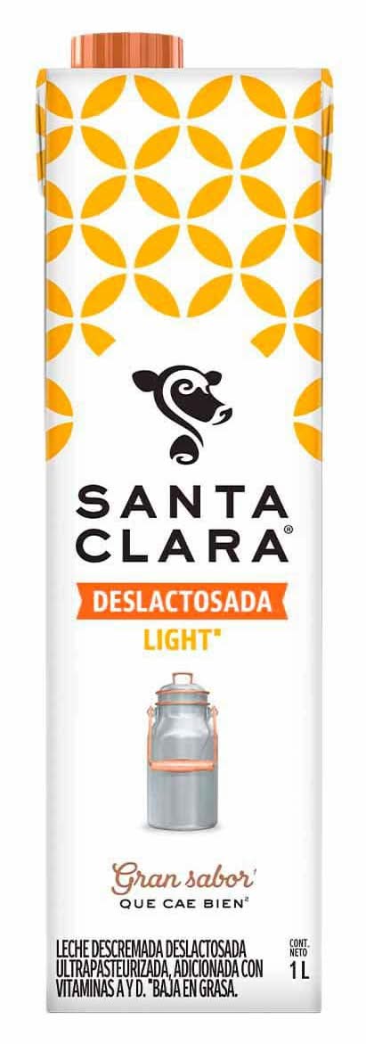 Santa Clara · Leche descremada deslactosada light (1 L)