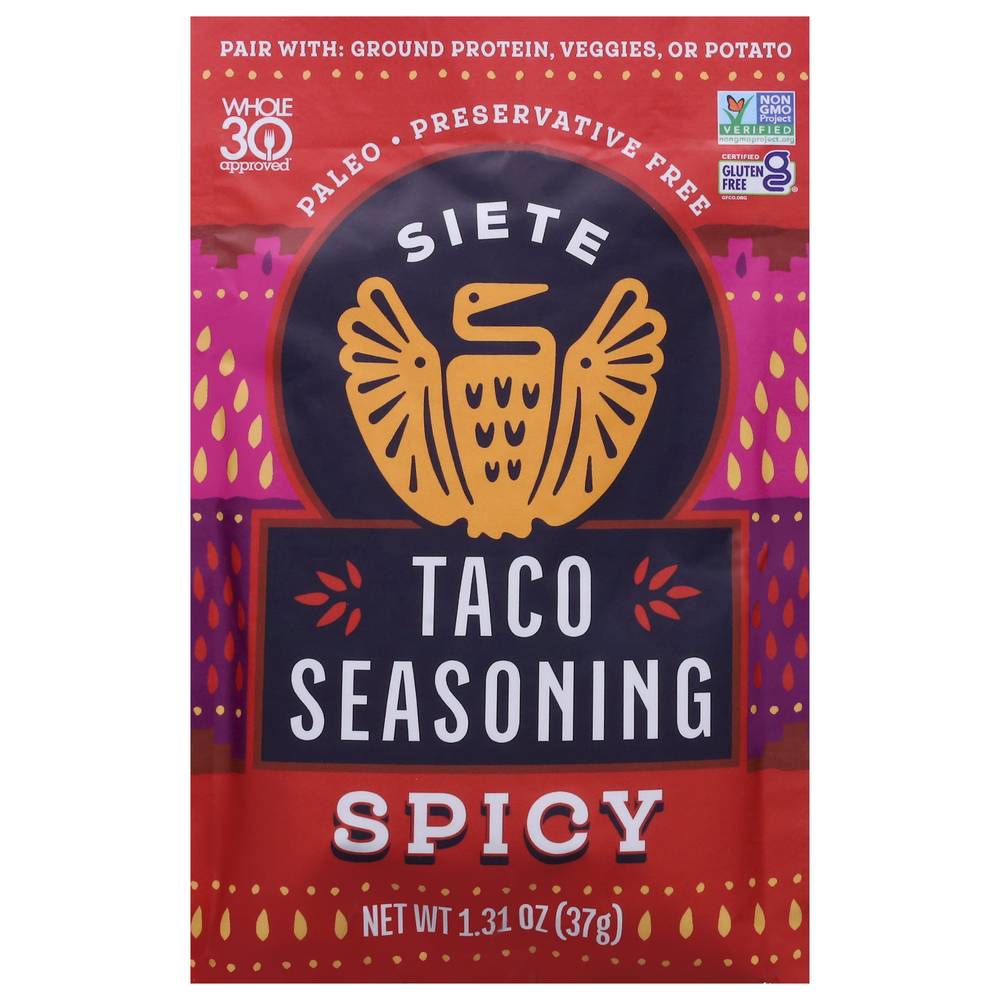 Siete Foods Spicy Taco Seasoning