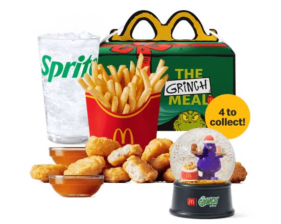 Medium The Grinch Meal - 10pc Chicken McNuggets