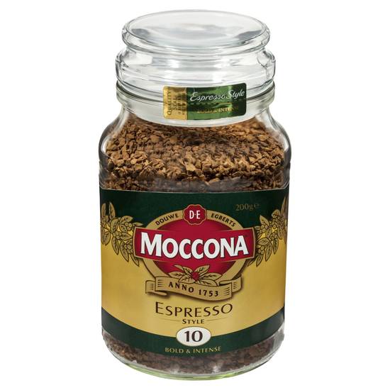 Moccona Espresso Style Bold & Intense Instant Coffee 200g