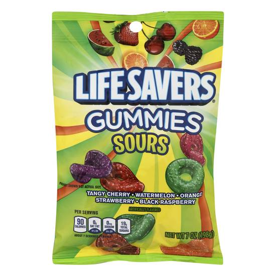 Life Savers Sours Assorted Flavors Gummies