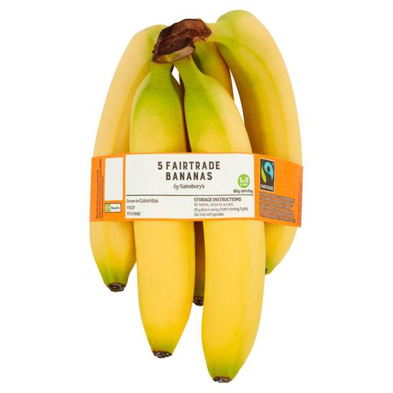 Sainsbury's Fairtrade Bananas x5