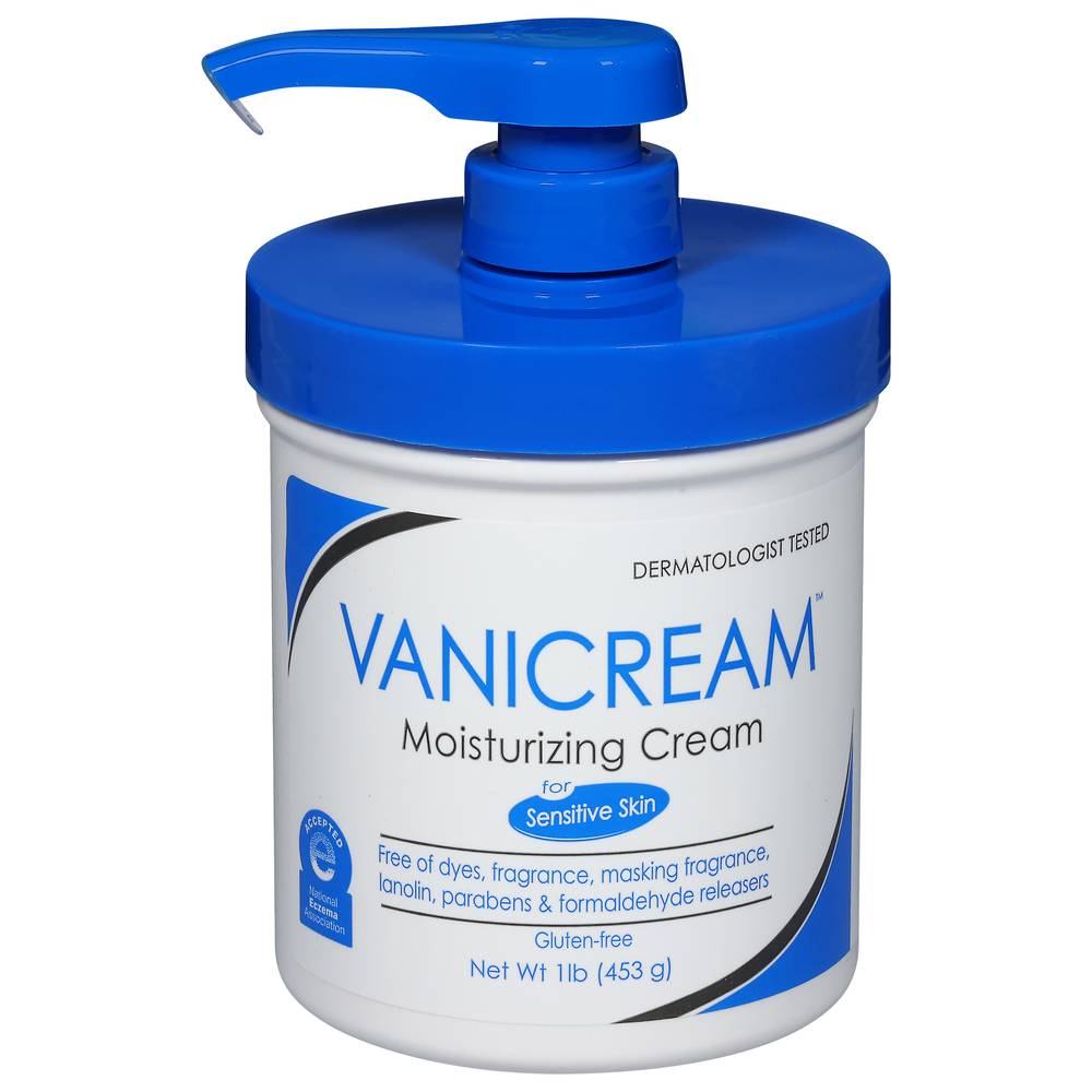 Vanicream Dermatologist Tested Moisturizing Cream For Sensitive Skin (16 oz)