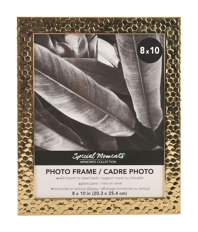 Special Moments Memories Collection Photo Frame, 8x10 in, Gold