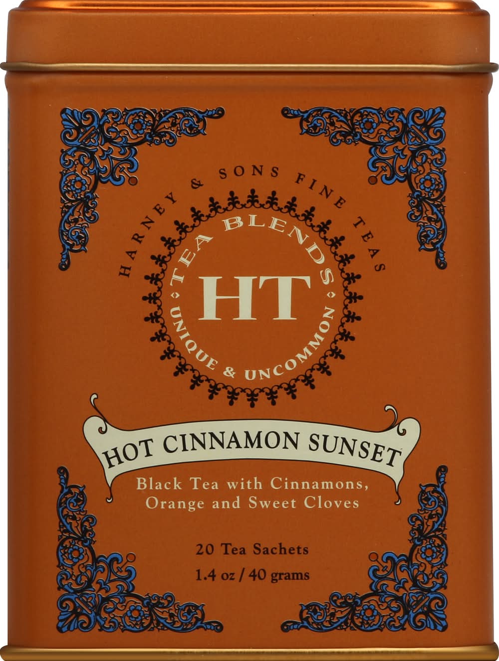 Harney & Sons Hot Cinnamon Sunset Black Tea Sachets (1.4 oz, 20 ct)