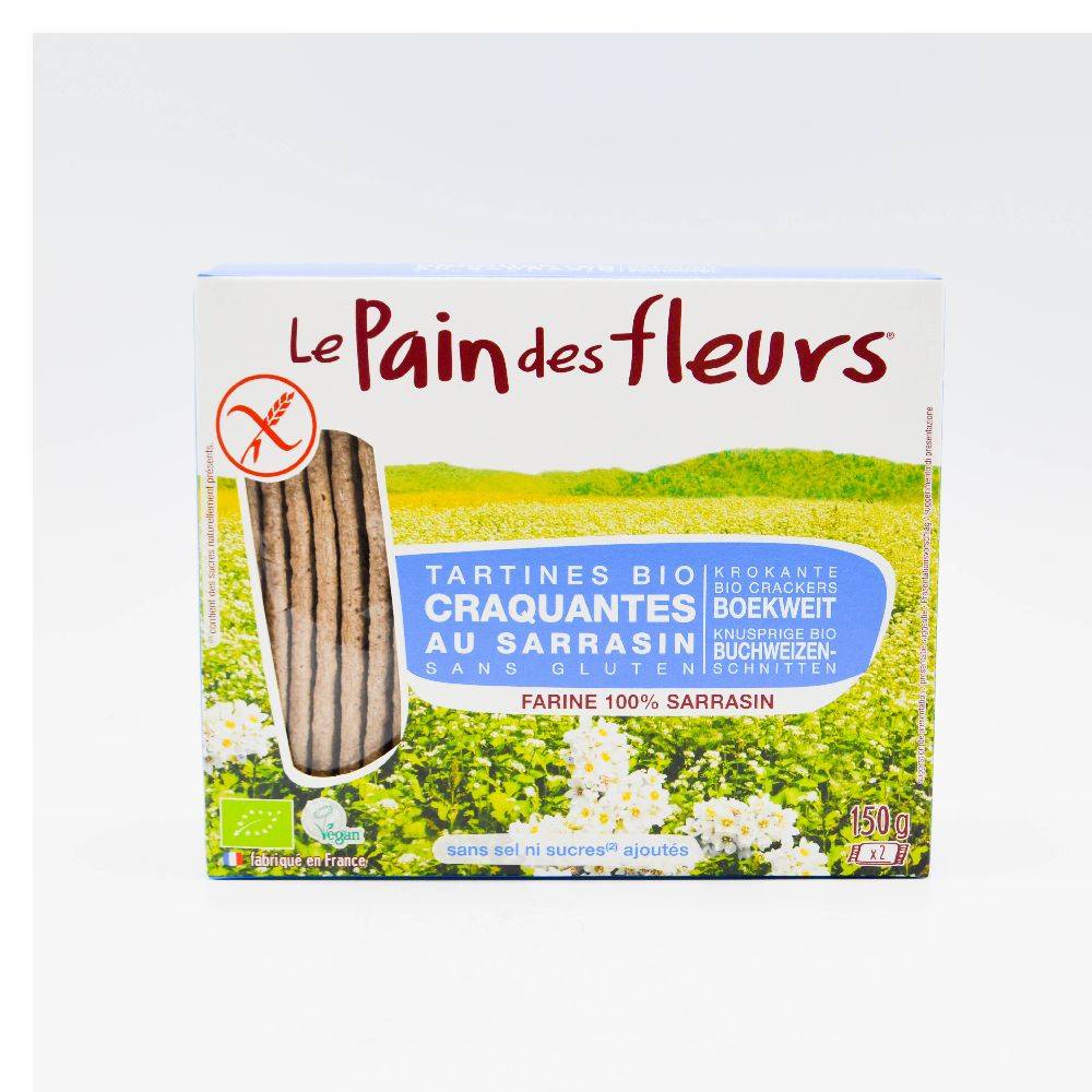 Pain des fleurs sans sel 150g - PAIN DES FLEURS - BIO