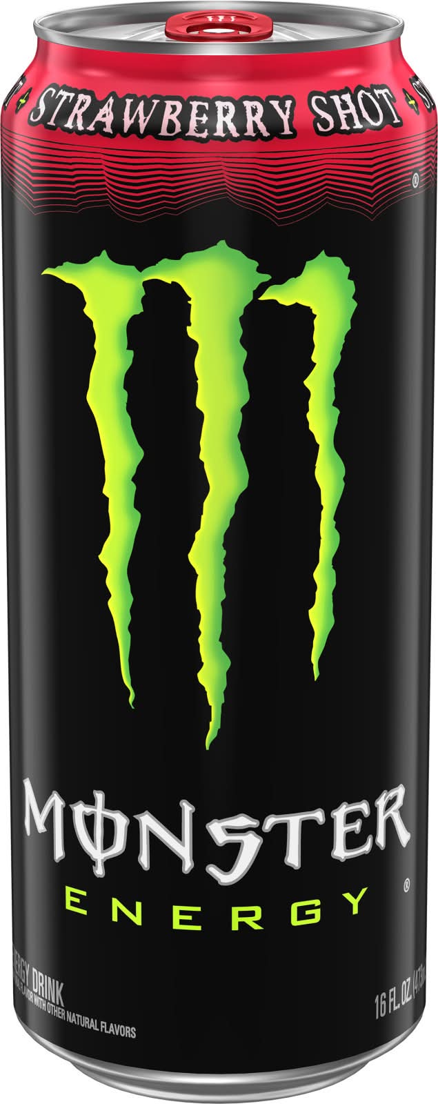 Monster Energy Energy Drink, Strawberry Shot (16 fl oz)