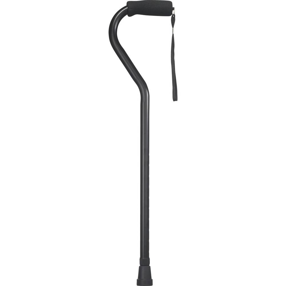 Cvs Health Offset Foam Handle Cane, Black Matte