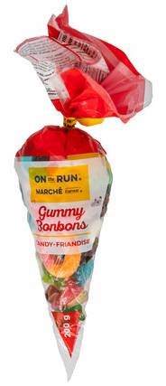 On the Run Gummy Mix Candy Cones 200G