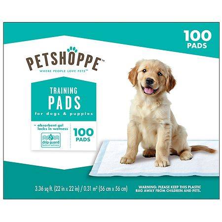 PetShoppe Training Pads For Dogs and Puppies (2.93 kg, 100 ct)