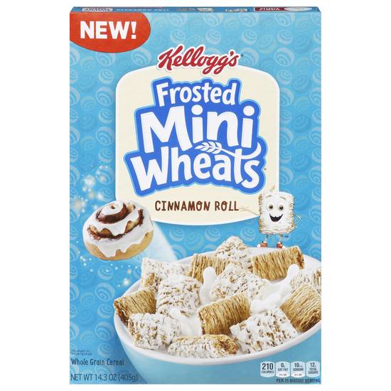 Frosted Mini-Wheats Whole Grain Cinnamon Roll Cereal (14.3 oz)