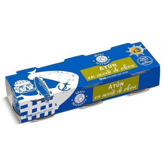 Atún en Aceite de Oliva Mari Marinera Lata (3 X 52 g)