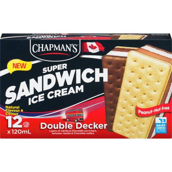 Chapman's Ice Cream Super Sandwich Double Decker