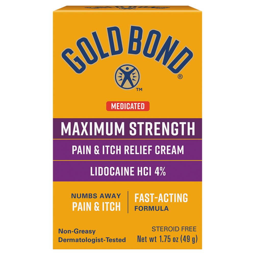 Gold Bond Medicated Pain and Itch Relief Cream (1.75 oz)