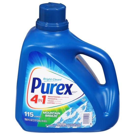 Purex Bright Clean 4 in 1 Mountain Breeze Concentrated Detergent