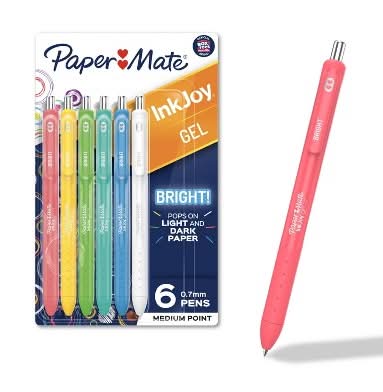 Paper Mate Inkjoy Gel Pens (6 ct)