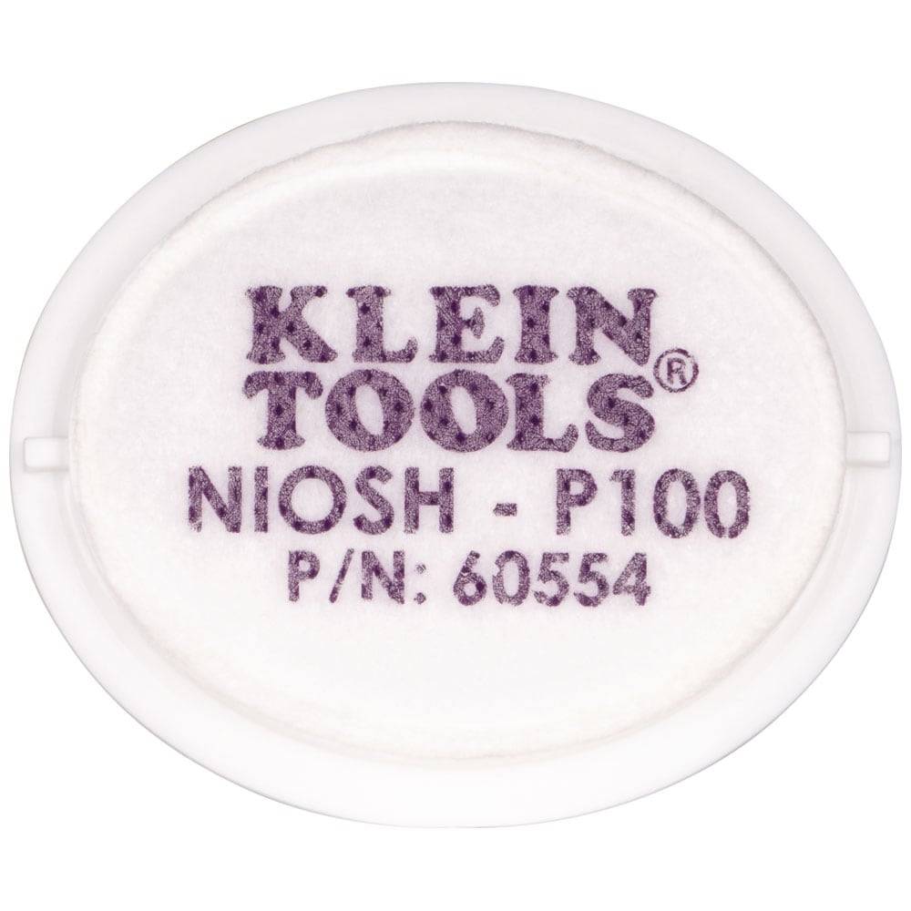 Klein Tools 2-Pack White Disposable P100 Adult Medium All-purpose Cartridge/Filter | 60554