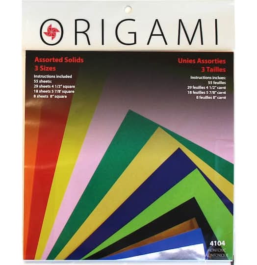 Yasutomo Origami Papers, Assorted Solids (55 ct)