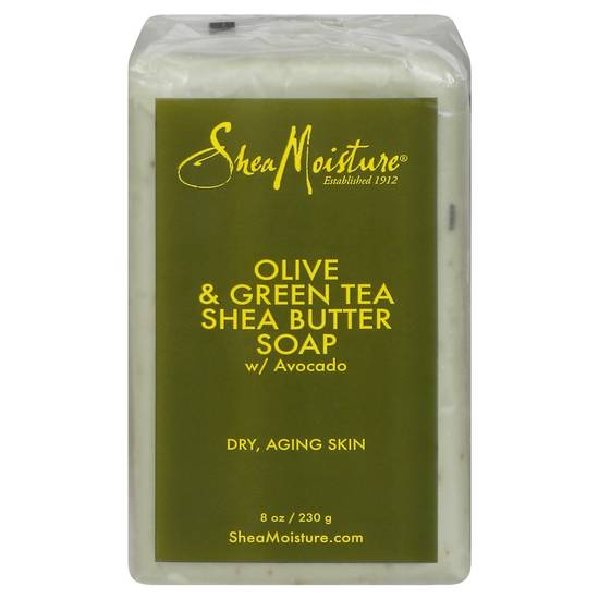 Sheamoisture Olive & Green Tea Shea Butter Soap With Avocado (8 oz)